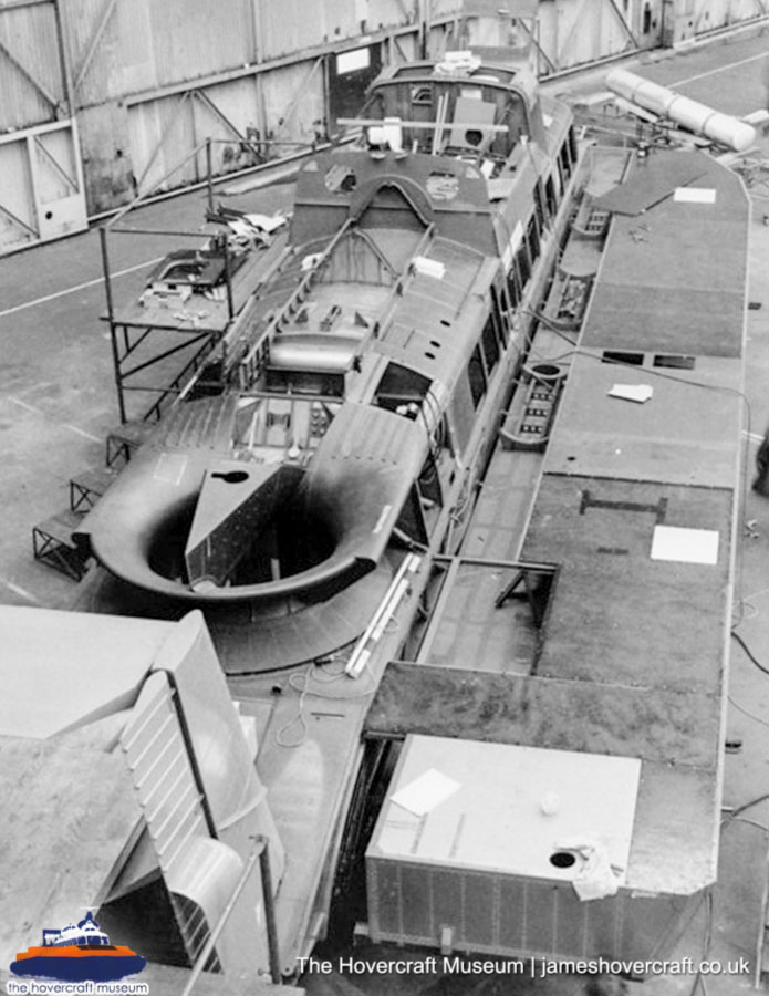 SRN6 close-up details - Factory (credit: The Hovercraft Museum Trust).